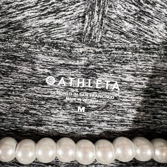 Athleta Uptempo Hoodie Sweatshirt in Charcoal Gray Size M - Picture 8 of 9